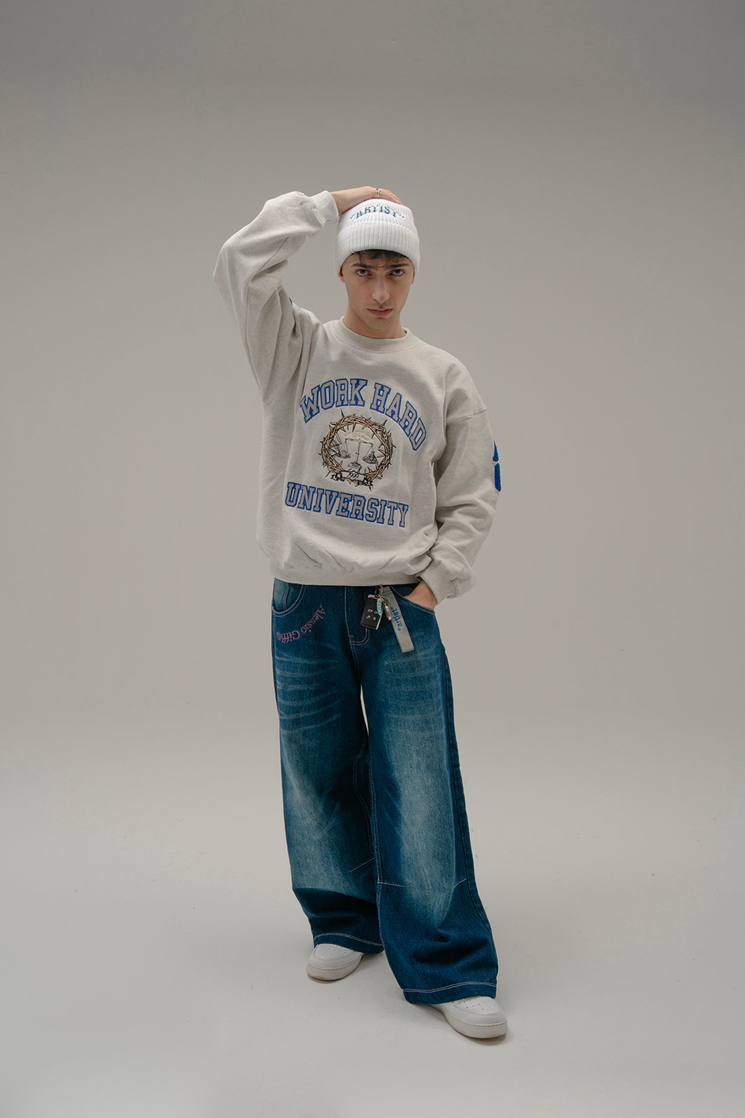 Blue Baggy Denim Jeans 1̵1̵9̵€̵ | Alessio Giffi